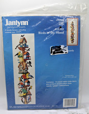 Janlynn Birds in the Hood Counted Cross Stitch Kit New 13-223 Birdhouse Songbird