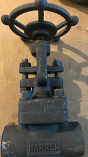 Warren 852-8-S  1” Socket Weld Forged Globe Valve Class 800# A105N Carbon Steel