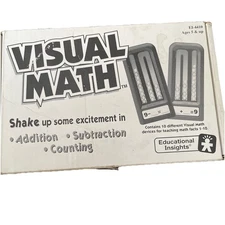Vintage Visual Math Educational Insights Damaged Box
