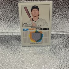 Topps 2025 Heritage Clubhouse Collection Relic Jordan Beck Rockies #CCR-JB