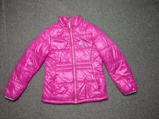 Gerry Girls Puffer Jacket Full-Zip Winter Ski Quilted Chest pink Heavy Coat L