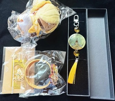 Cookie Run Kingdom Pure Vanilla Cookie Set - Norigae, Plüsch, Armband (4EA)