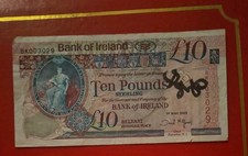 1995 Bank of Ireland £10 Northern Ireland Belfast Circulated 