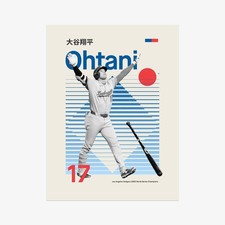 Shohei Ohtani Home Run Poster | 2025 Dodgers ...