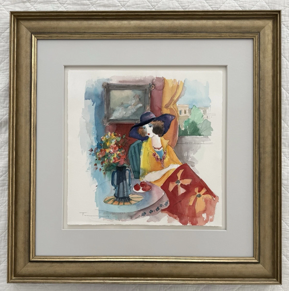 Itzchak Tarkay Art Paintings for sale | eBay