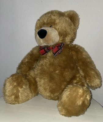 Großer flauschiger honigbrauner Teddybär für Babyparty oder Geburtstag