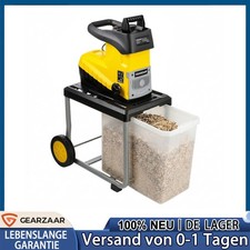 3200W roller shredder garden shears 230V integrated storage compartment quiet shredder