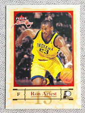 RON ARTEST 2004-05 FLEER SWEET SIGS BASKETBALL CARD #2 INDIANA PACERS NBA
