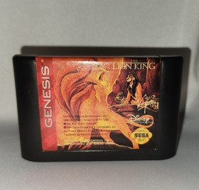 SEGA Genesis 16-Bit System Lion King Pack CIB MK-1631 - MK-1945 Excellent