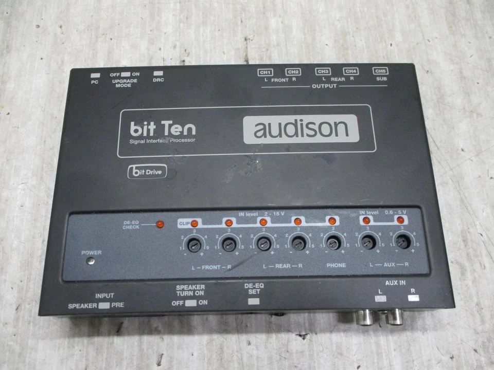 Audison Bit Ten Digital Signal Processor Car Audio DSP Tuning Unit Compact Used - Image 3 of 4