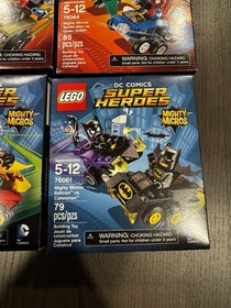 LOT OF 6 LEGO SUPER HEROES MIGHTY MICROS &ndash; NEW SEALED &ndash; MARVEL & DC 76061-76066