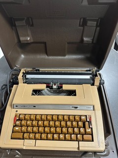 Smith Corona S 300 elektrische Schreibmaschine Koffer – Vintage / Retro