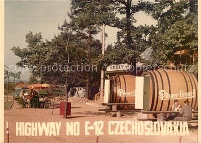 Autobahn Highway No E-12 Czechoslovakia