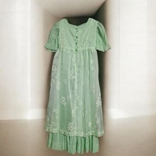 Vintage 1960s Handmade Floral Prairie Dress - Bohemian Style Maxi 2 Piece...