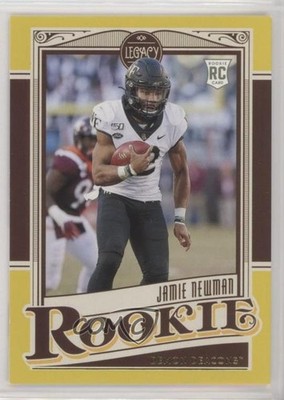 2021 Panini Legacy Rookies Yellow /150 Jamie Newman #147 Rookie RC 0q3