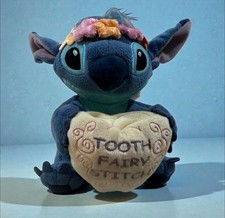 New Disney Store Tooth Fairy Stitch Mini Bean Bag Plush 6" Lilo  Stitch GTubH2