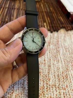 Halios Seaforth IV Titanium 40mm Blue Rotating Bezel