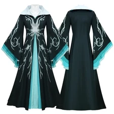 2025 Movie Wicked Cosplay Costume Madame Morrible Dress Women Party Robe