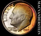 1993-S Roosevelt Dime- Silver- Choice Gem Proof Luster- No Reserve #K377