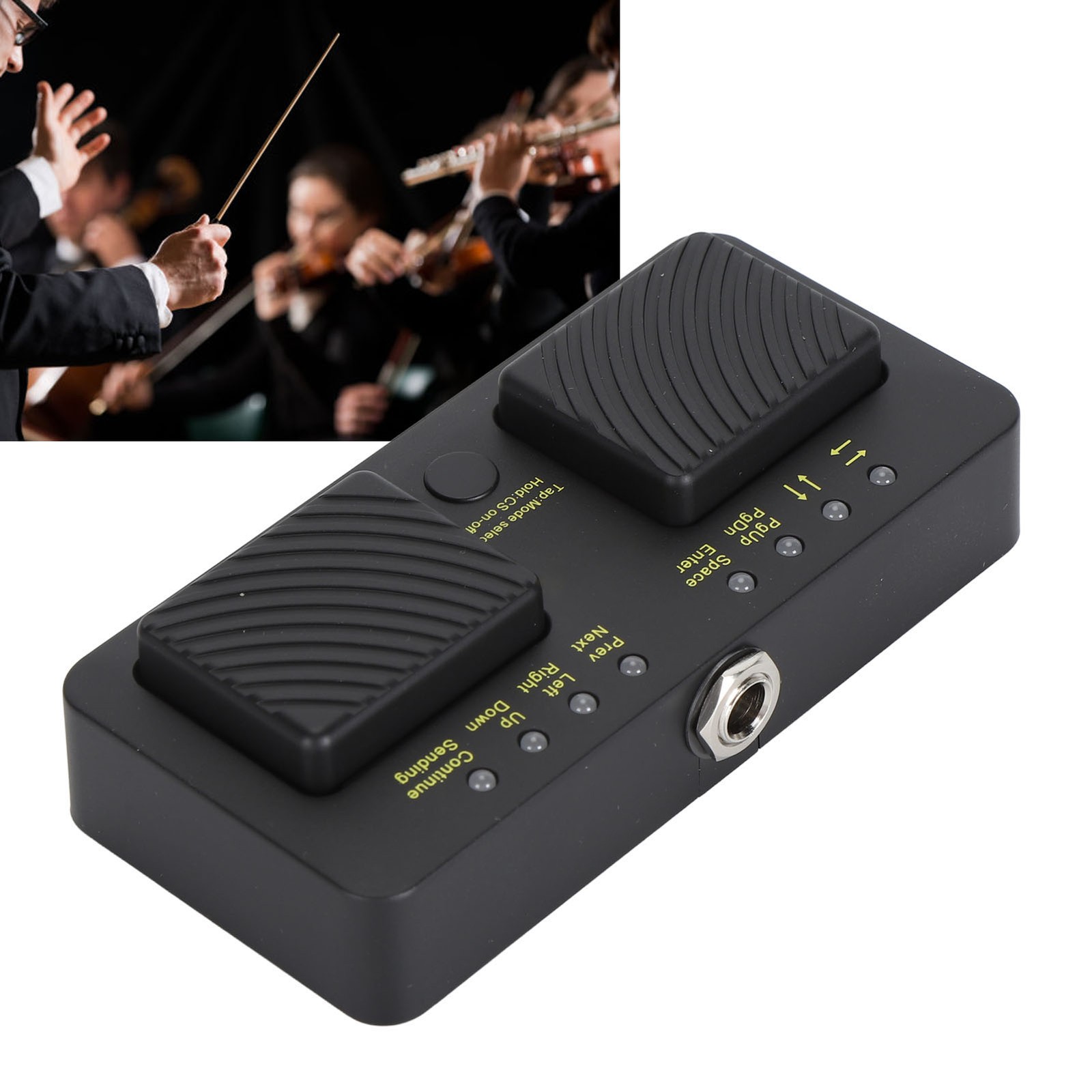 Bluetooth Page Turner Wireless Music Sheet Page Controller Footswitch Page Turne