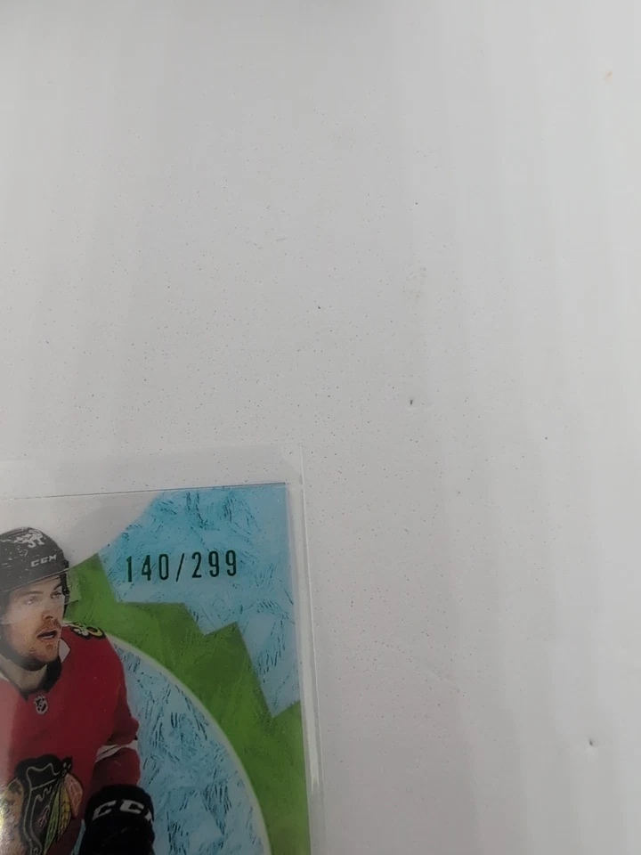 2023-24 Upper Deck Ice - Ice Premieres David Gust #159 Green /299 (RC) - Image 4 of 4