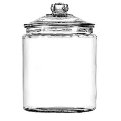 Anchor Hocking 1 Gallon Glass BPA-Free Reusable Canister set with Lid 2 -Pack 