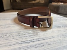 Men  s Unbranded Full Grain Italian Leather Belt 1145 06 Size 34
