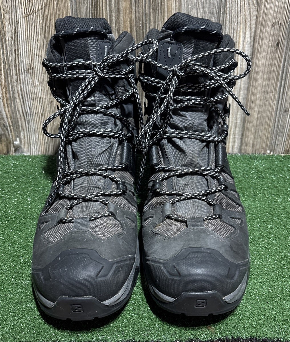 Salomon Quest 4 Element GTX Hiking Boots, Men's 12.5 (Magnet Black