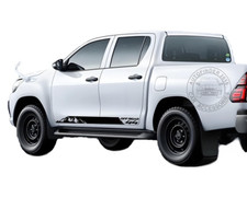 Mountain Stripe Graphics Car Sticker For Toyota Hilux 4x4 Off Road Side Decals