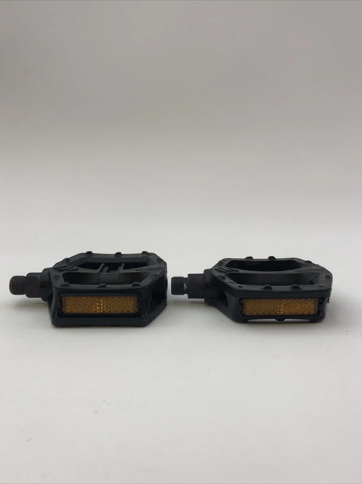 "Pedales Schwinn Sx Old School BMX planos negros 9/16"" 3 piezas A06" de colección Foto 2 de 4