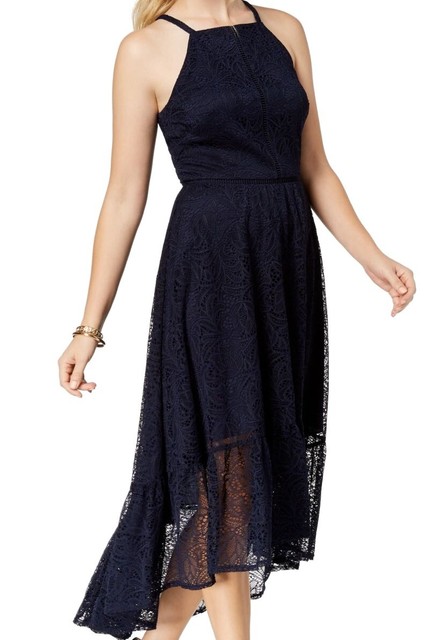 vince camuto high neck lace shift dress