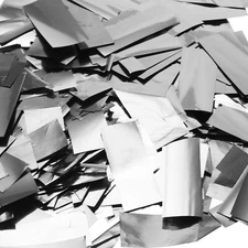 Metallic Silver Confetti, Birthday Table Scatter Confetti, 200g / 18oz