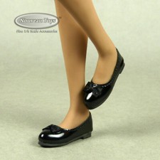 1/6 Scale Phicen, TBLeague, Nouveau Toys - Female Black Mary Jane Flat Shoes