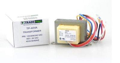 Trade Pro Tp-40VA Transformer Multi-Volt Pri 120/208/240V, 24V 40VA Output