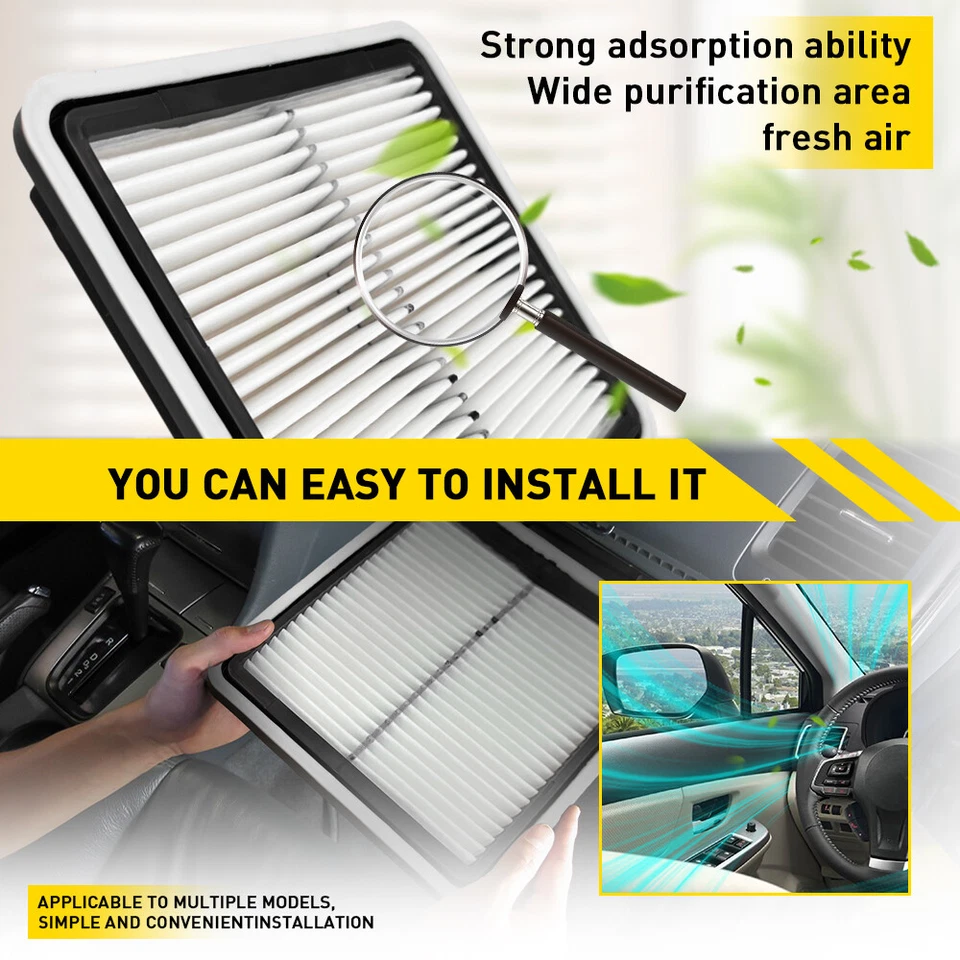 Filtro de aire del motor filtro de cabina para Subaru Forester Impreza WRX STI XV Crosstrek Foto 4 de 4