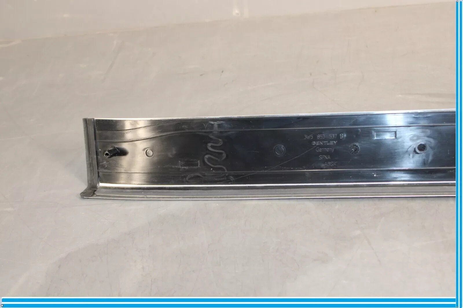 06-12 Bentley Continental Flying Spur Front Left Side Door Sill Scuff Plate OEM