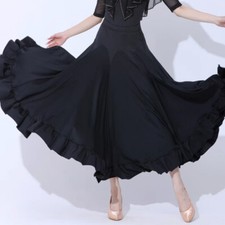 Latin salsa tango rumba Cha cha Square Ballroom Dance Dress G833 Skirt 2 Colors