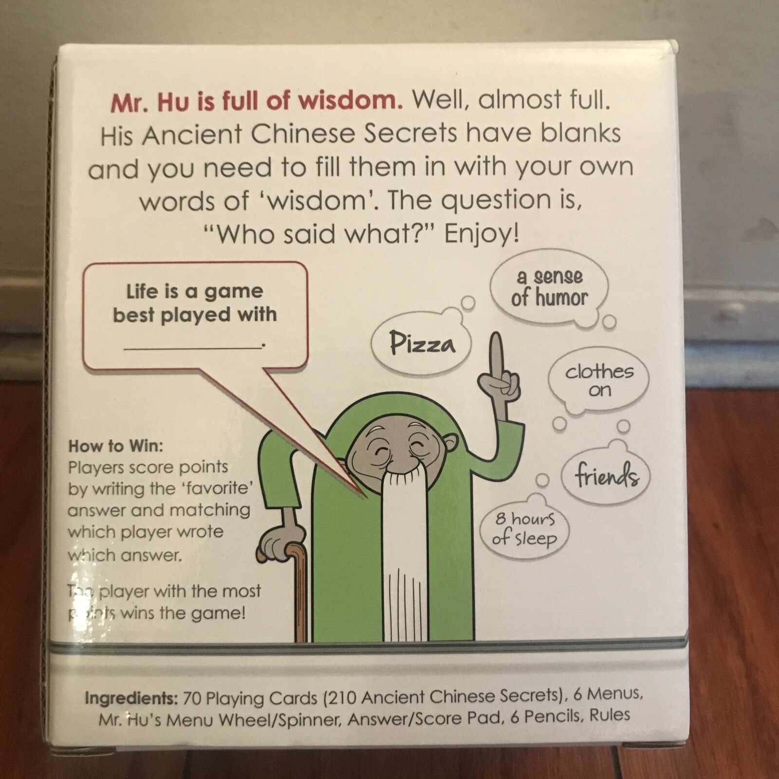 Mr. Hu Said What? - A Family Party Game of Ancient Chinese Secrets NEW w/  BOX 635975181869 | eBay