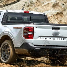 FOR 2022-2025 MAVERICK REAR TAILGATE INSERTS LETTERS RAISED EMBLEMS MATTE BLACK