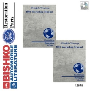2001 Ford Expedition Lincoln Navigator Shop Service Repair Manual Cd Ebay