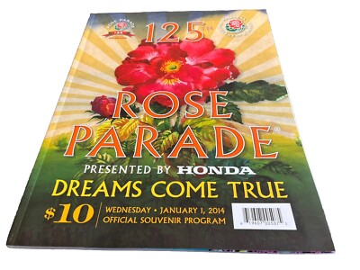 Rose Parade Program Book Pasadena 125th Rose Parade program January 1, 2014 | eBay