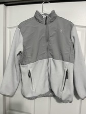 The North Face Girl's Grey Denali Polartec Jacket Size XL 0532-7 