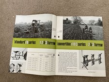 Lemken 1-6 Furchen Wendepflüge - 8 Seiten Vintage Landwirtschaft Prospekt - 1969