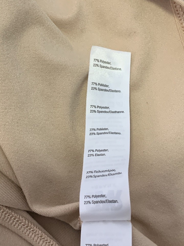 STAR POWER SPANX Slip STYLE 2351 Beige Full Slip Slimming Dress Smooth