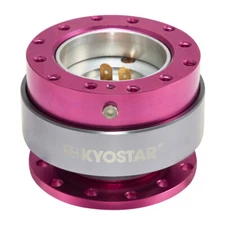 Universal Steering Wheel Quick Release Control Hub Snap Off Boss Kit Light Pink