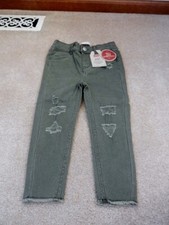 Levi's Super Skinny Toddler Jeans Green Distressed NWT 18 Months MSRP 38.00