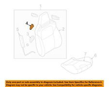 Mazda Oem 09-11 Rx-8 Seats Tracks Front Seat Components-bezel F197881f902 Mazda Oem 09-11 Rx-8 Seats Tracks Front Seat Components-bezel F197881f902