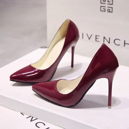 Zapatos de tacón alto punta en punta talla grande damas zapatos de boda mujer tacón súper alto - Imagen 22 de 30