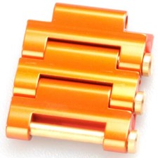 Hell Rider Kettenglieder ca. 10mm Erweiterung Set - 3 Glieder 6061er Alu Orange