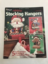 The Needlecraft Shop Holiday Stocking Hangers in Plastic Canvas Pattern Booklet